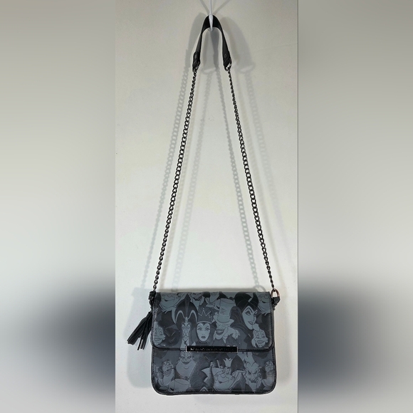 Loungefly Handbags - LOUNGEFLY DISNEY VILLAINS DEBOSSED CROSS BODY BAG.